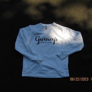 white gurneys in montauk crewneck